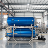 Nouvelle machine de stérilisation par immersion horizontale, autoclaves alimentaires, stérilisateurs à chauffage vapeur pour la stérilisation des aliments en sachet
