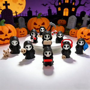 Nuevas Figuras Decorativas de la Parca Estilo Q, Impresas en 3D con Material PLA, Adornos Creativos y Divertidos para Halloween - Product Image 1