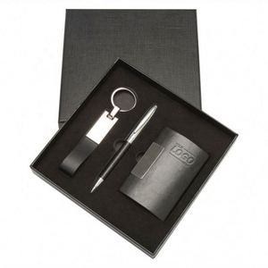 Personalized Executive <b>Gift</b> <b>Set</b>: Branded Pen & Card Holder for Corporate Events & Office Essentials - Perfect Promotional Swag - Product Image 1