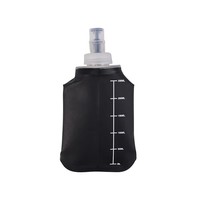 Bouteille d'eau souple en TPU personnalisée de 150 ml, 250 ml, 350 ml, pliable, portable, à presser, pour l'hydratation, la course à pied, l'extérieur