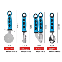 Juego de 7 Utensilios de Cocina Manuales de Acero Inoxidable, Novedosos, Pequeños, Multifuncionales y Sostenibles para Frutas y Verduras