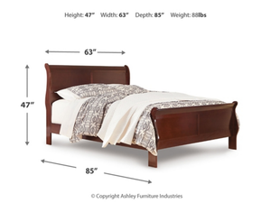 <span class=keywords><strong>Lit</strong></span> de style Louis Philippe traditionnel, <span class=keywords><strong>avec</strong></span> tête et pied de <span class=keywords><strong>lit</strong></span>, construction en bois classique et élégante - Product Image 6