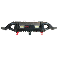 Pare-chocs avant en acier pour pick-up, barre de protection, barre anti-collision, pare-chocs avant avec feux LED pour Hilux Revo Ranger