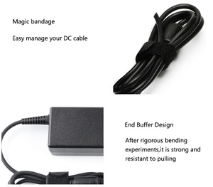 Adaptador de CA para portátil OEM/ODM de 19.5V 3.34A 65W con protección OTP OVP a prueba de fuego, conector de 4.5x3.0mm para De - Product Image 6