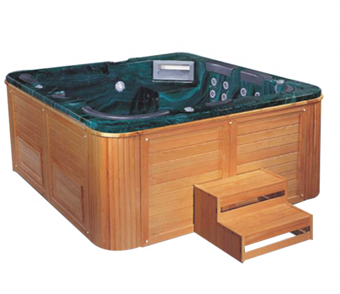 Popular design outdoor spa tub professional massage bathtub for 4 person