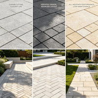 Baldosas de Porcelana para Suelo, Baldosas de Piedra con Superficie Dividida, Baldosas de Pizarra para Pavimentación Exterior, Baldosas de Piedra para Patio, Pavimentos para Entradas de Vehículos
