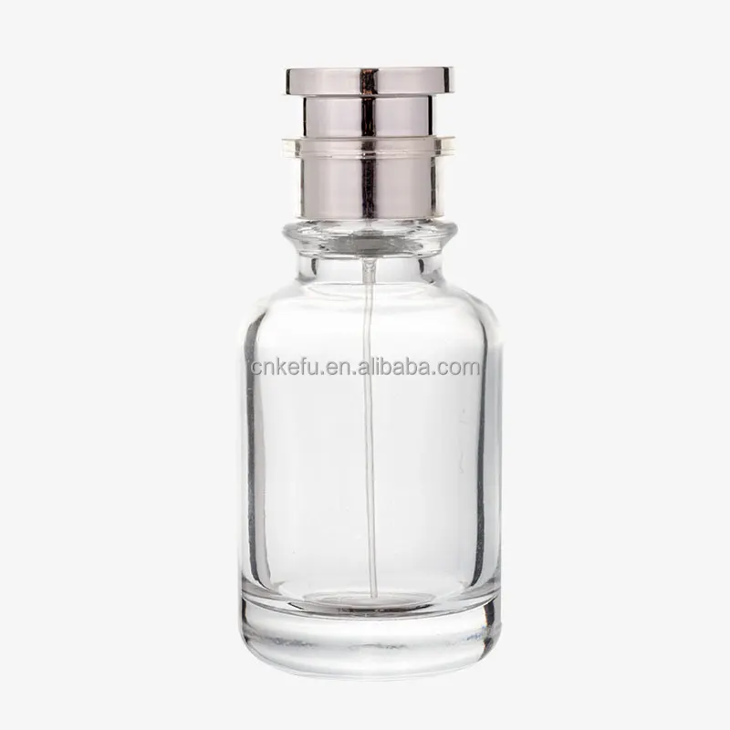 New arrival luxury cap perfume glass bottle 50ml 100ml design custom perfume set.