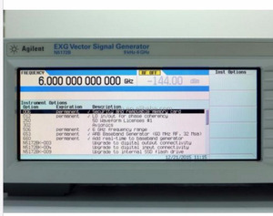 Generador de Señales RF X-Vector N5172B EXG de 6 GHz Usado de Keysight (Agilent N5172B) - Product Image 3