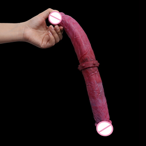 Dildo double tête, gros dildo <span class=keywords><strong>pour</strong></span> femmes, pénis factice surdimensionné et épais, utilisable des deux côtés, jouets sexuels lesbiens, produits de jeux <span class=keywords><strong>pour</strong></span> adultes - Product Image 6