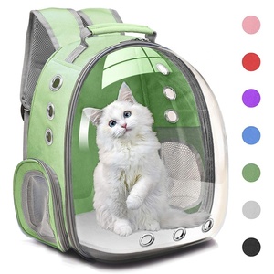 Mochila Transparente para Gatos, Diseño de Cápsula Espacial, Bolsa de Transporte para Mascotas, Aprobada por Aerolíneas, para Perros Pequeños - Product Image 1