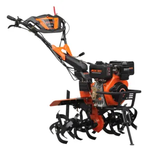 AEROBS Manual Start 4-Stroke Diesel Engine BSD1050D Garden Tillers Cultivator Rotary Tiller