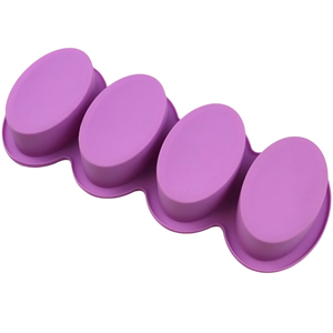 1317 Usine Échantillon Gratuit <span class=keywords><strong>Moule</strong></span> en Silicone à 4 Cavités de Forme Ovale, pour Gâteau, Savon, Bonbons, Bougies et Motifs Religieux - Product Image 6