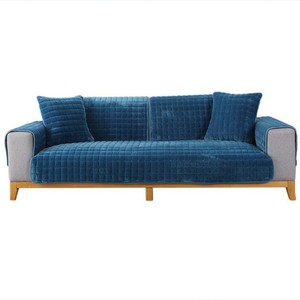 <b>Sofa</b> Cushions 145-185Cm Thickened Non-Slip Flannel Solid Color Living Room <b>Cover</b> - Product Image 3