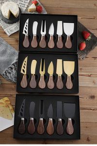 Juego de Cuchillos para Queso de Acero Inoxidable Ecológico de 4 y 6 Piezas con Tenedor para Crema, Utensilios de Repostería para Cocina, Aptos para Lavavajillas - Product Image 4