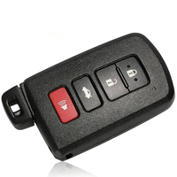 Boîtier de clé télécommande intelligent 2/3/4 boutons en ABS et métal pour Avalon, Camry, RAV4, Corolla, Highlander