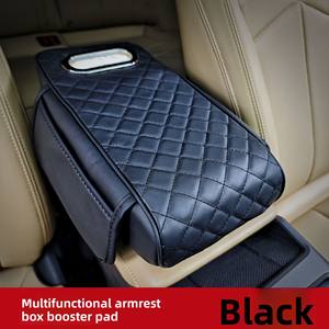Tapis d'accoudoir central universel multifonction en ABS Intérieur de voiture Intérieur de siège en cuir Poches latérales Papier Modification intérieure - Product Image 6