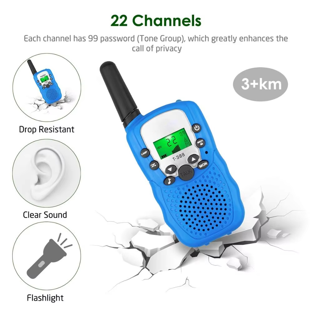 Wireless Radio Toys Walkie Talkie for Kids - Mini Outdoor