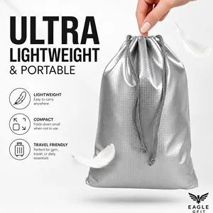 Factory Supply Economical Portable Custom Design Logo Advertising Gift Storage <b>Drawstring</b> Bags - Product Image 3