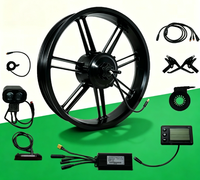 Kit de pièces pour vélo électrique de ville 20*4.0 pouces avec câble étanche