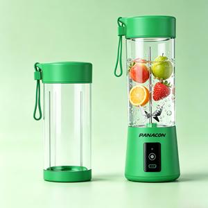 Trituradora de Hielo USB-C 400ml, Licuadora Portátil para Smoothies, Batidora de Alta Resistencia 2 en 1, Libre de BPA, Bajo Ruido, para Uso en Hoteles y Exteriores - Product Image 1