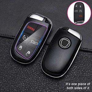 Funda de fibra de carbono para llave de coche, carcasa para fiat viaggio, dart, panda, freemont 500, <span class=keywords><strong>fiorino</strong></span>, qubo, tipo PF, accesorios de estilismo - Product Image 3