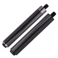 ZJCB-JD-001-1 Extension de queue de billard réglable en fibre de carbone et aluminium noir de 8 pouces P3/Mezz/Bullet Uni-Loc/Jacoby Bumper Box