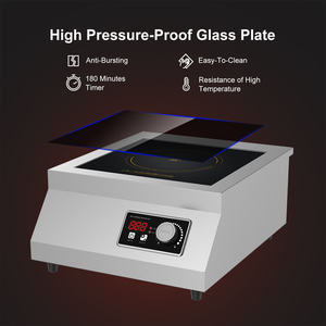 Placa de Inducción Multifuncional de Alta Potencia Comercial de 3500W y 220V, Cocina Eléctrica - Product Image 1