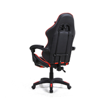Vente en gros chaise de jeu en cuir PU noir et rouge chaise élévatrice de bureau à domicile tournante design à la mode caractéristique de refroidissement pour les joueurs