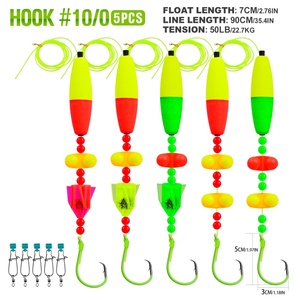 Flotteur de <span class=keywords><strong>pêche</strong></span> vertical en PVC <span class=keywords><strong>à</strong></span> longue portée et longue queue avec hameçon rond pour <span class=keywords><strong>la</strong></span> <span class=keywords><strong>pêche</strong></span> en bateau en mer - Product Image 2