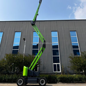 Mendorong sendiri Lift hidrolik Mobile Boom 8m 10m 12m Lift lengan melengkung pompa Motor Gear mesin <span class=keywords><strong>Towable</strong></span> Spider - Product Image 2