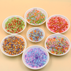 Azúcar Granulada Comestible de Colores Mezclados, Cristales de Azúcar para Decorar Pasteles, Azúcar en Polvo Sólido, Certificado Halal, en Botella/Bolsa, para Panaderías - Product Image 1