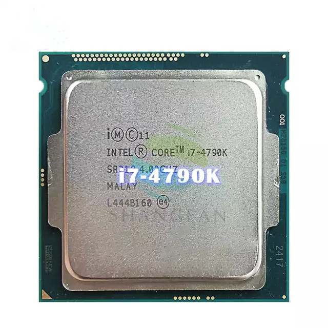 For Intel Core I7-4790K 4.0 GHz Quad-Core Eight-Thread CPU Processor 88W 8M LGA 1150 I7 4790K