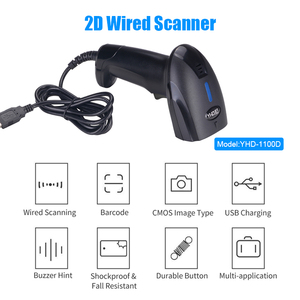 Máy Quét Mã Vạch Rảnh Tay CCD Máy Quét Mã Vạch 1D Đọc UPC EAN - Product Image 3