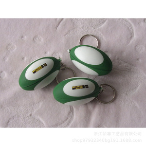 Oval Sports Keychain Pu Foam High <b>Rebound</b> Durable For Promotional Activities - Product Image 5