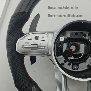 Volant de direction en cuir perforé en fibre de carbone de qualité supérieure pour Mercedes Benz W203 W204 W205, vente chaude - Product Image 2