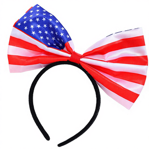 Custom Logo Headbands for US <strong>Canada</strong> Mexico Fans Cheerleading Bow Flags for 2026 Football Games - Product Image 2
