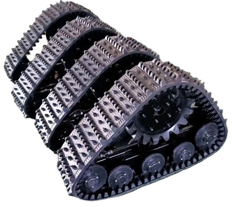 Agriculture Using Rubber Track System Chassis Vehicle Atv Track Drive ...