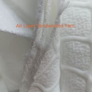 맞춤형 중량 니트 3D 자카드 매트리스 원단 - 기하학적 패턴의 부드러운 폴리에스터 홈 텍스타일 - Product Image 3