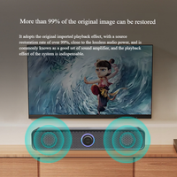 Barre de son portable USB professionnelle de haute qualité 2026 avec éclairage RGB, subwoofer et audio bidirectionnel 5W pour le gaming