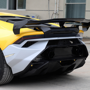 Kit de carrocería con guardabarros trasero de fibra de carbono para Lamborghini Huracan LP580/610, actualización de parachoques trasero, modificación de coche, 2014-2023 - Product Image 4