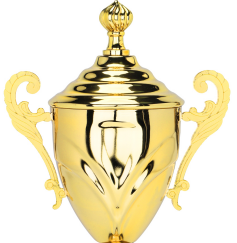 Médaille du trophée du sport en métal doré de grande taille pour la coupe du monde - Product Image 3