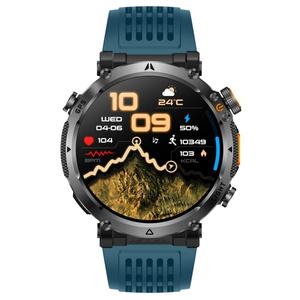 क्रॉग 52 आउटडोर स्पोर्ट जीपीएस फ्लैशलाइट कंपास ऊंचाई बैरोमीटर 1.7 इंच टच स्क्रीन 3atm वाटरप्रूफ घड़ियों - Product Image 5