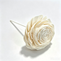 Fleur de rose en bois Sola faite à la main, écologique, 10 cm, en gros, pour aromathérapie, décoration intérieure et extérieure, et pour les remises de diplômes