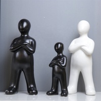 OEM Figurine d'homme créative, accessoire de décoration de luxe pour la maison, statue de table, cadeau pour salon