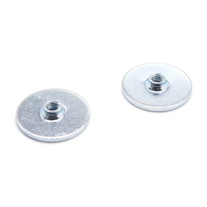 Écrou à <span class=keywords><strong>disque</strong></span> en acier personnalisable, écrou à <span class=keywords><strong>disque</strong></span> en acier zingué - Écrou cylindrique à bride, fixation - Product Image 1