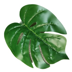 Feuilles de Monstera artificielles Queyiyi, 10cm-30cm, décoration murale végétale durable, décoration de Pâques - Product Image 5