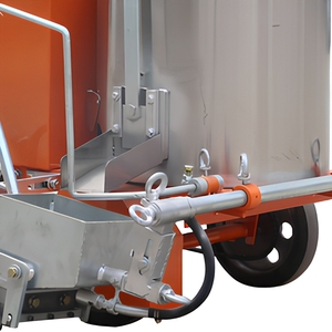Machine de marquage routier thermoplastique mini portable homologuée CE, à pousser à la main, avec applicateur de microbilles de verre - Product Image 4