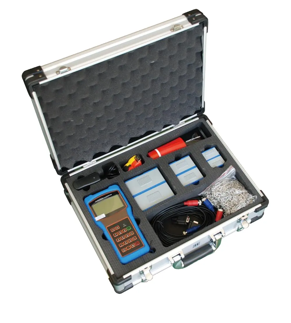 Ultrasonic flow meter handheld ultrasonic flowmeter portable ultra sonic flow meter