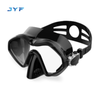 Masque de plongée ergonomique de bonne qualité JYF pour adultes, lunettes de plongée avec tuba