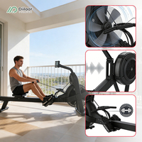 Máquina de Remo Compacta y Plegable para Uso Doméstico, Ahorra Espacio en el Gimnasio, Máquina de Ejercicio para Fitness